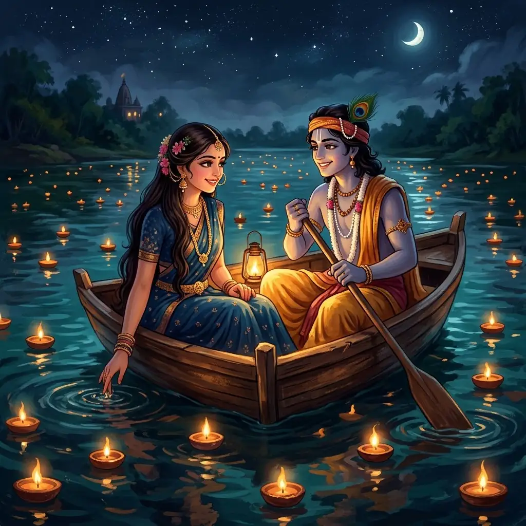 love stylish Radha Krishna DP