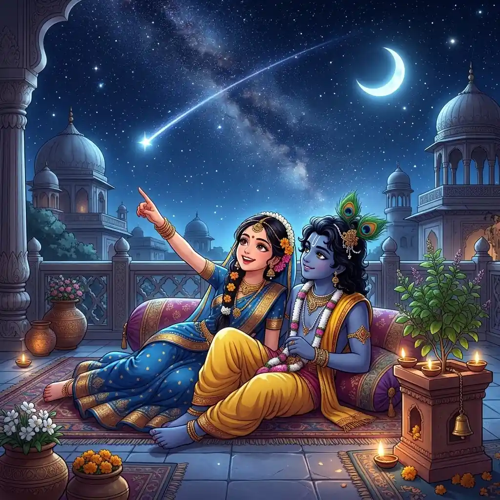love stylish Radha Krishna DP
