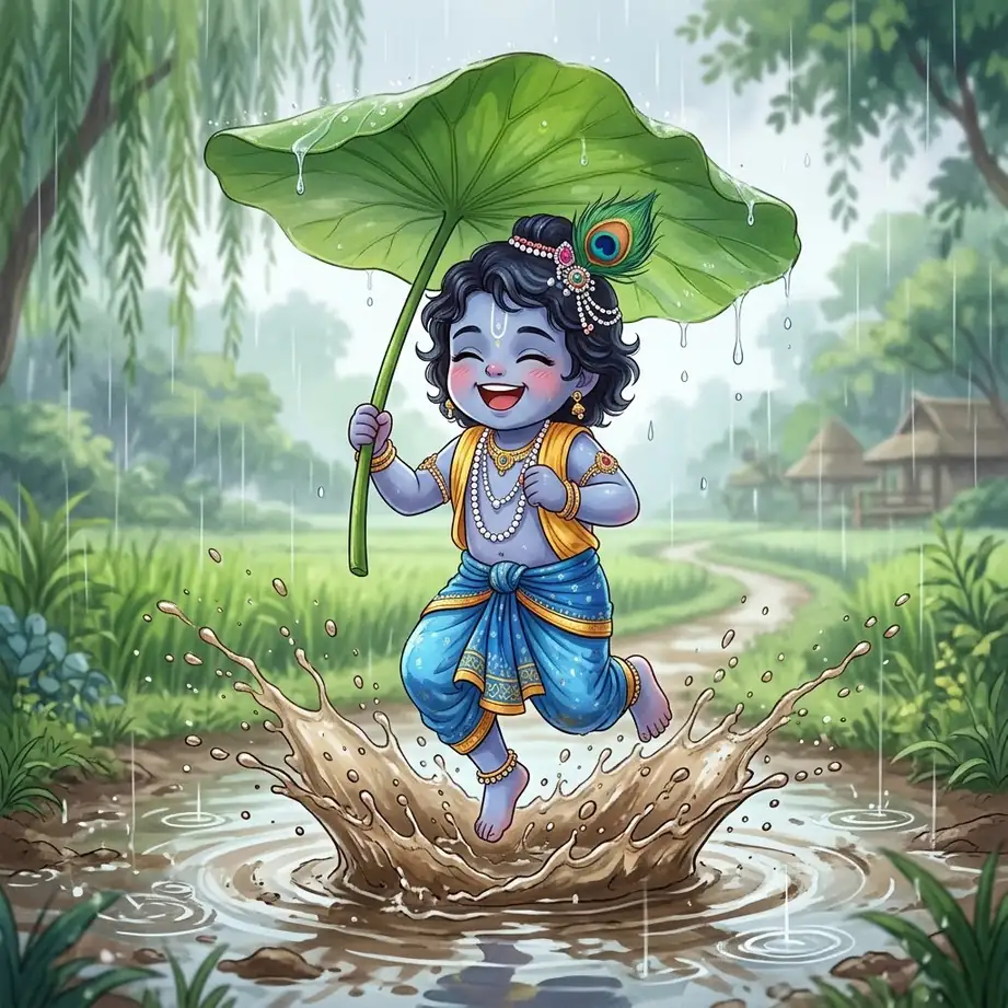 Cute Krishna DP for WhatsApp