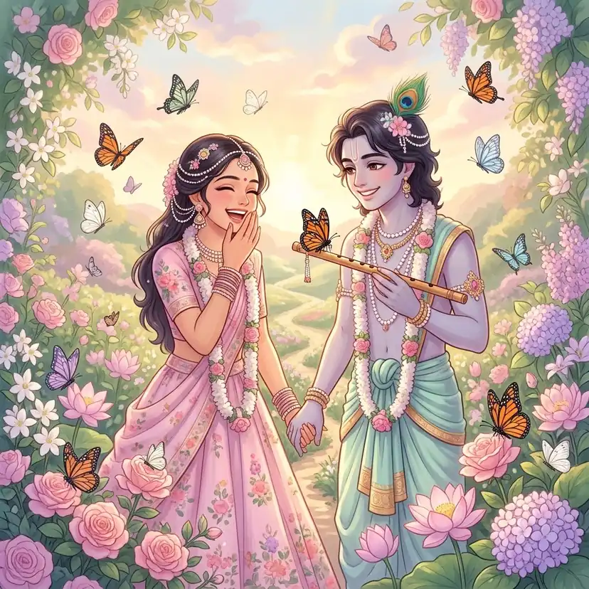 Radha Krishna DP for Instagram