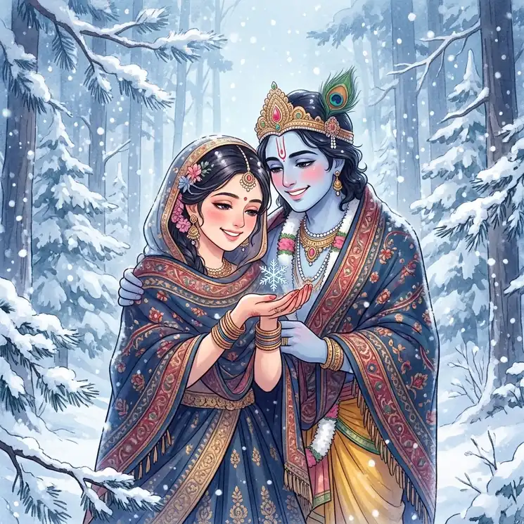 Radha Krishna DP for Instagram