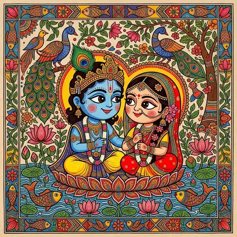 Radha Krishna DP for Instagram