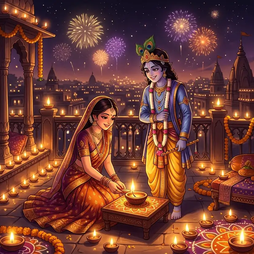 Radha Krishna DP for Instagram