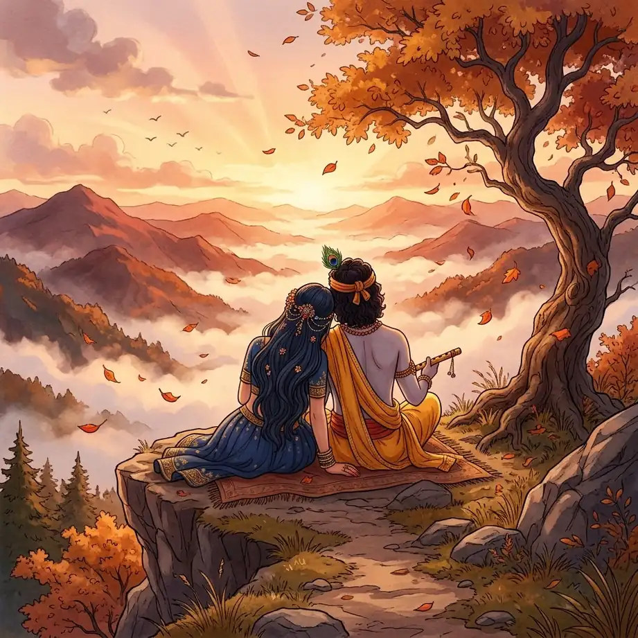 Radha Krishna DP for Instagram