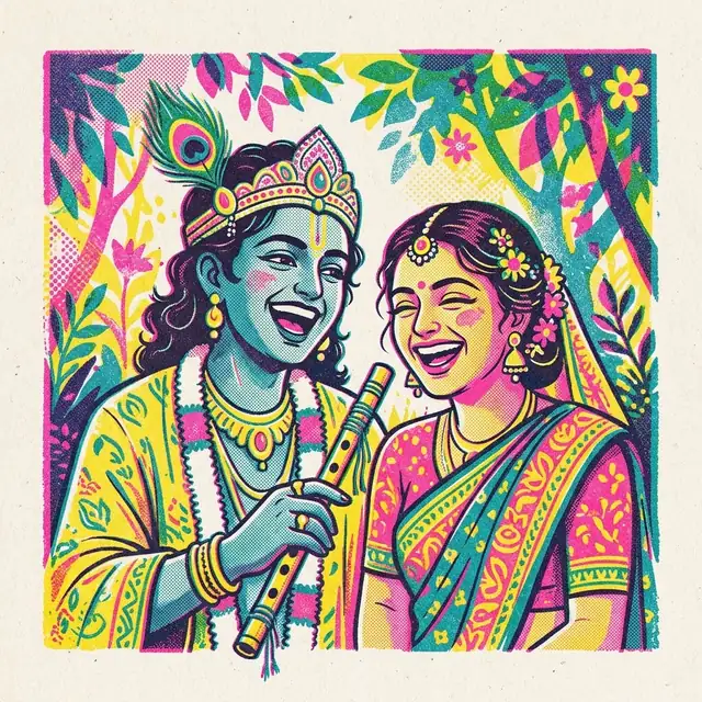 Radha Krishna Instagram DP stylish