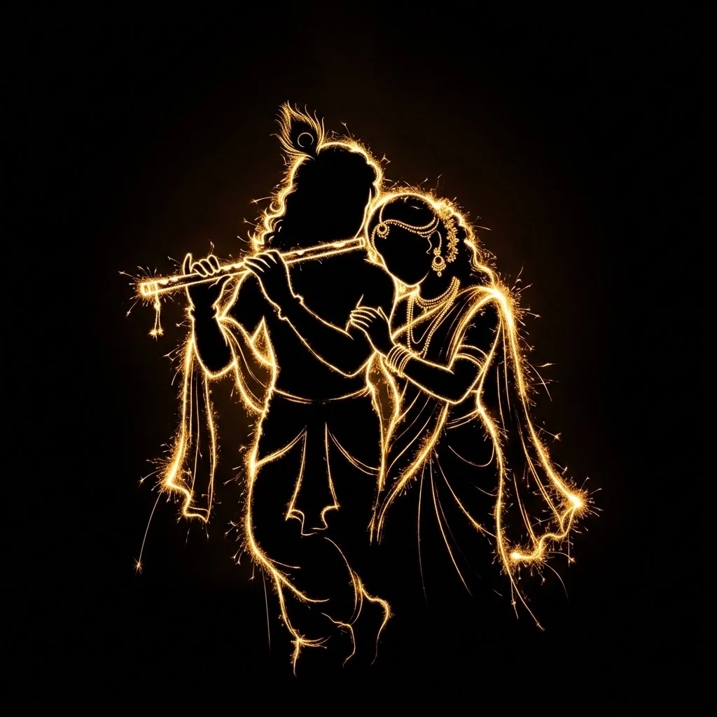 Radha Krishna Instagram DP stylish