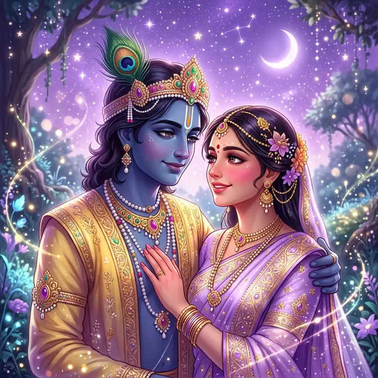 Radha Krishna Instagram DP stylish
