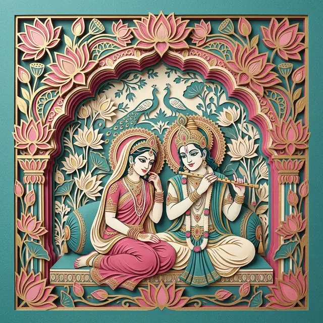 Radha Krishna Instagram DP stylish