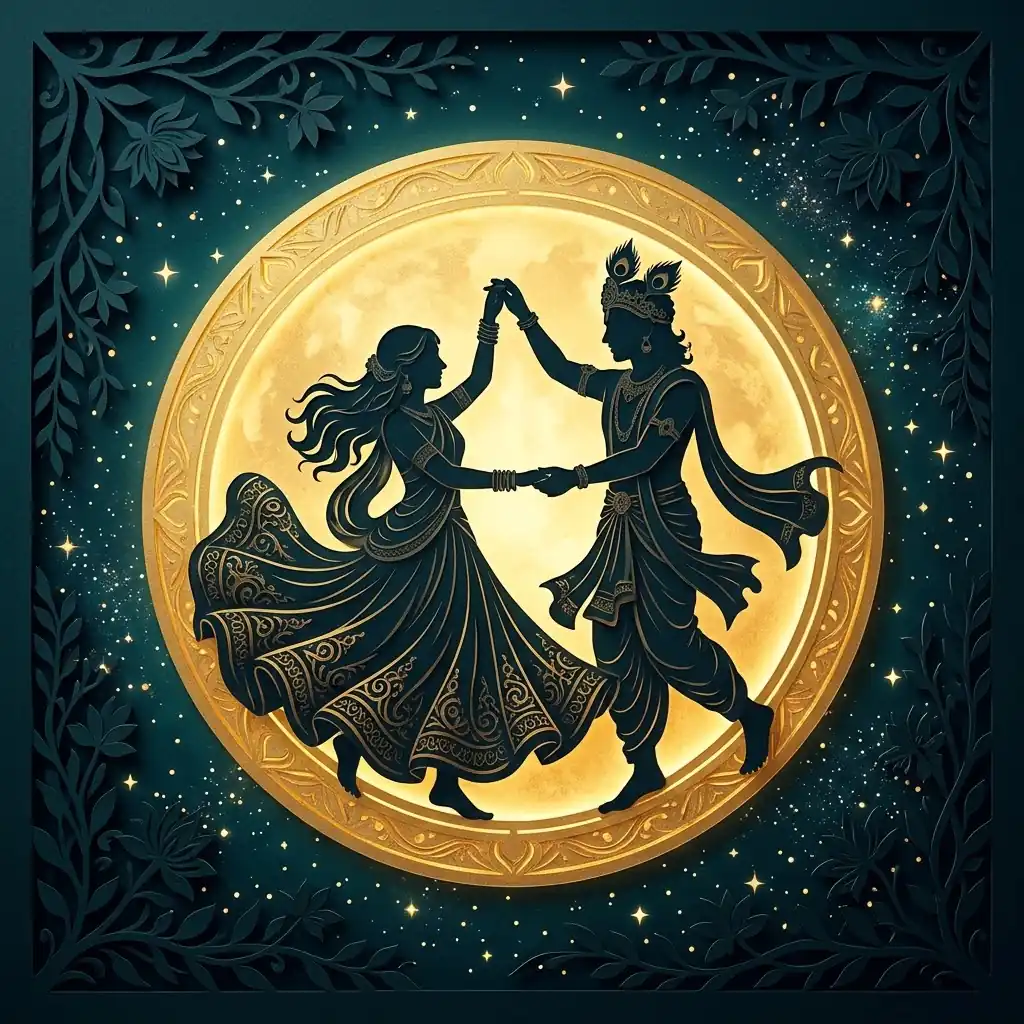 love stylish Radha Krishna DP