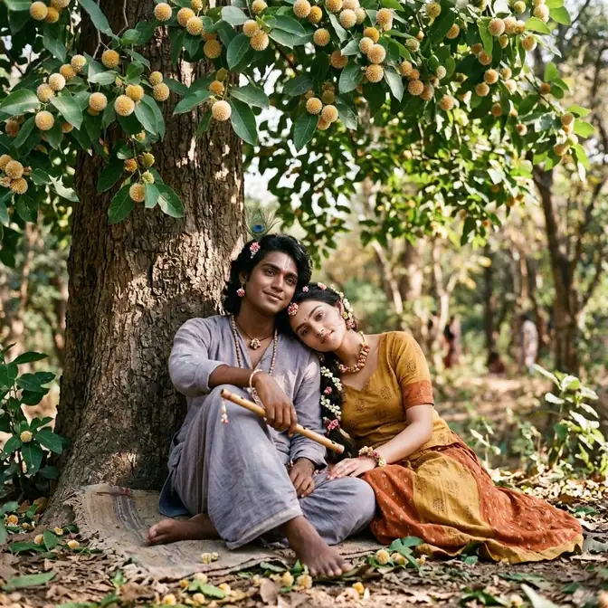 profile radha krishna dp