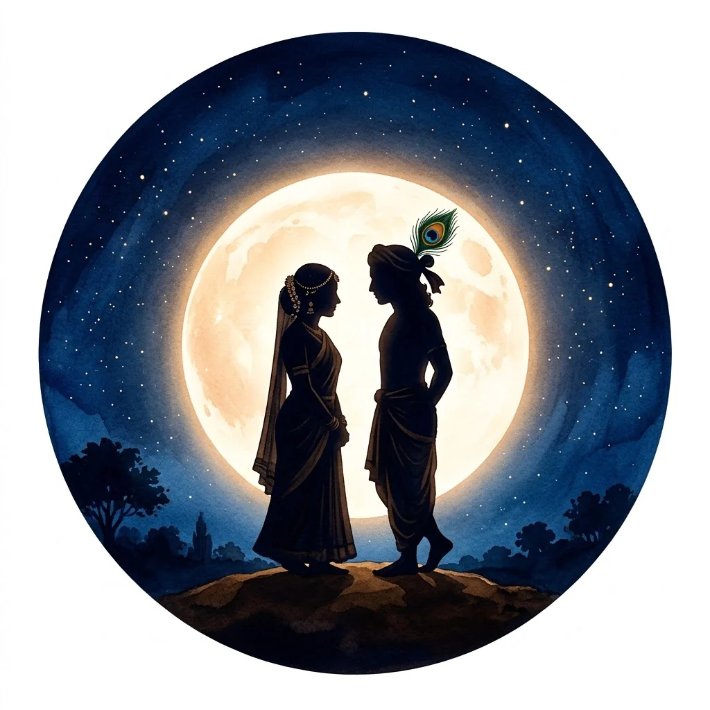 profile radha krishna dp