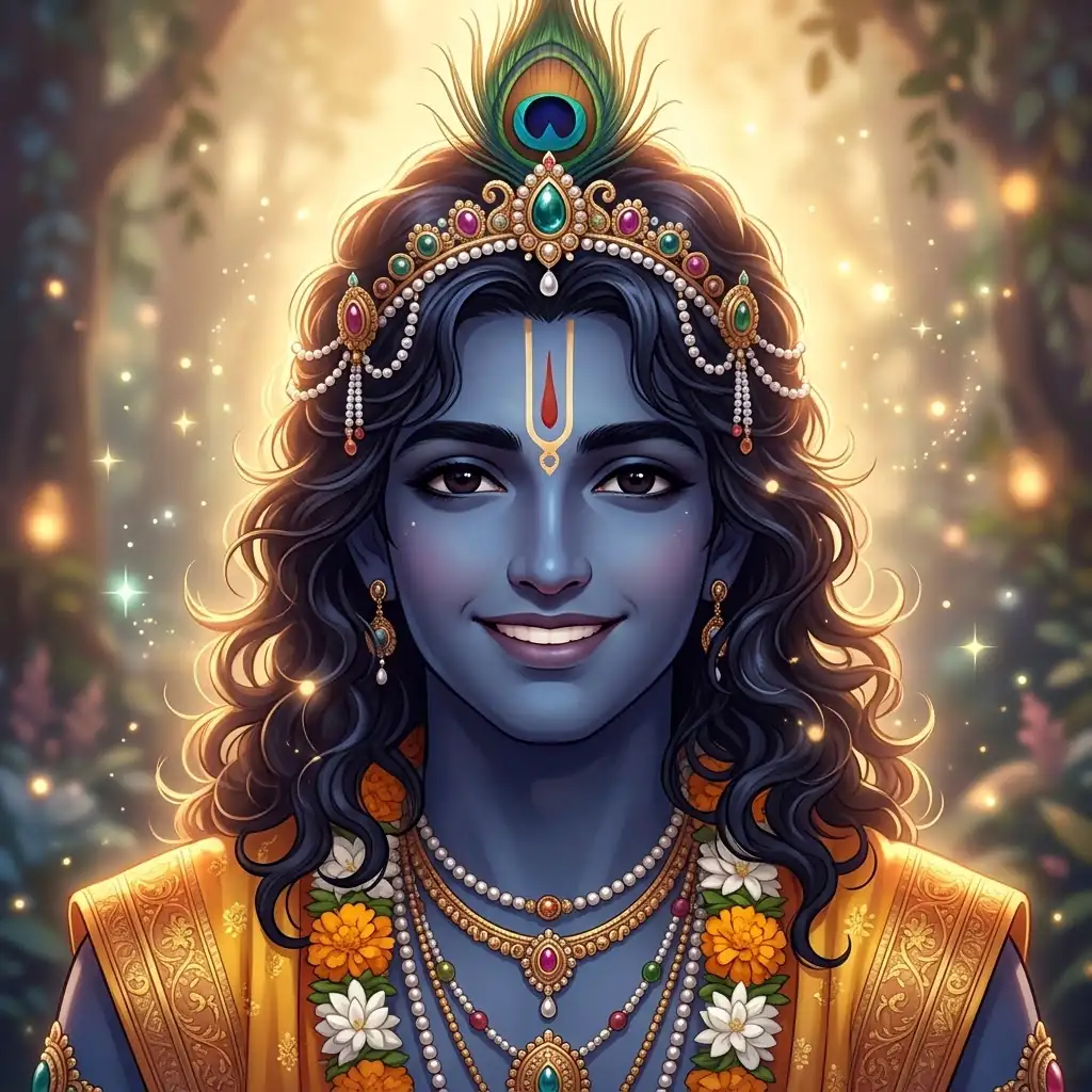 profile radha krishna dp